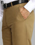 Men's Formal Mustard Brown Premium Pant Suiting Stuff Export Quality